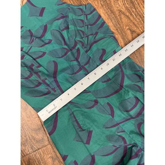 NEW WOMENS ANTHROPOLOGIE PORRIDGE CLOTHING GREEN HIGH NECK WIDE LEG JUMPSUIT 0 - Picture 10 of 11